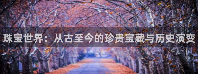 天宏娱乐 老板：珠宝世界：从古至今的珍贵宝藏与历史演变
