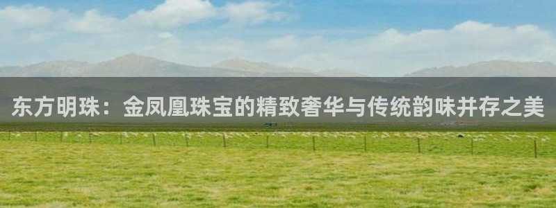 天宏娱乐小号怎么玩的：东方明珠：金凤凰珠宝的精致奢华与传统韵