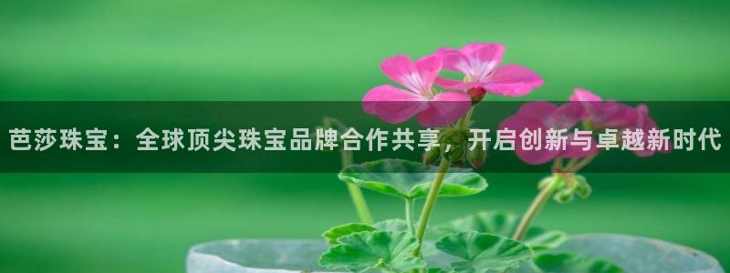 秦皇岛天宏娱乐：芭莎珠宝：全球顶尖珠宝品牌合作共享，开启创新